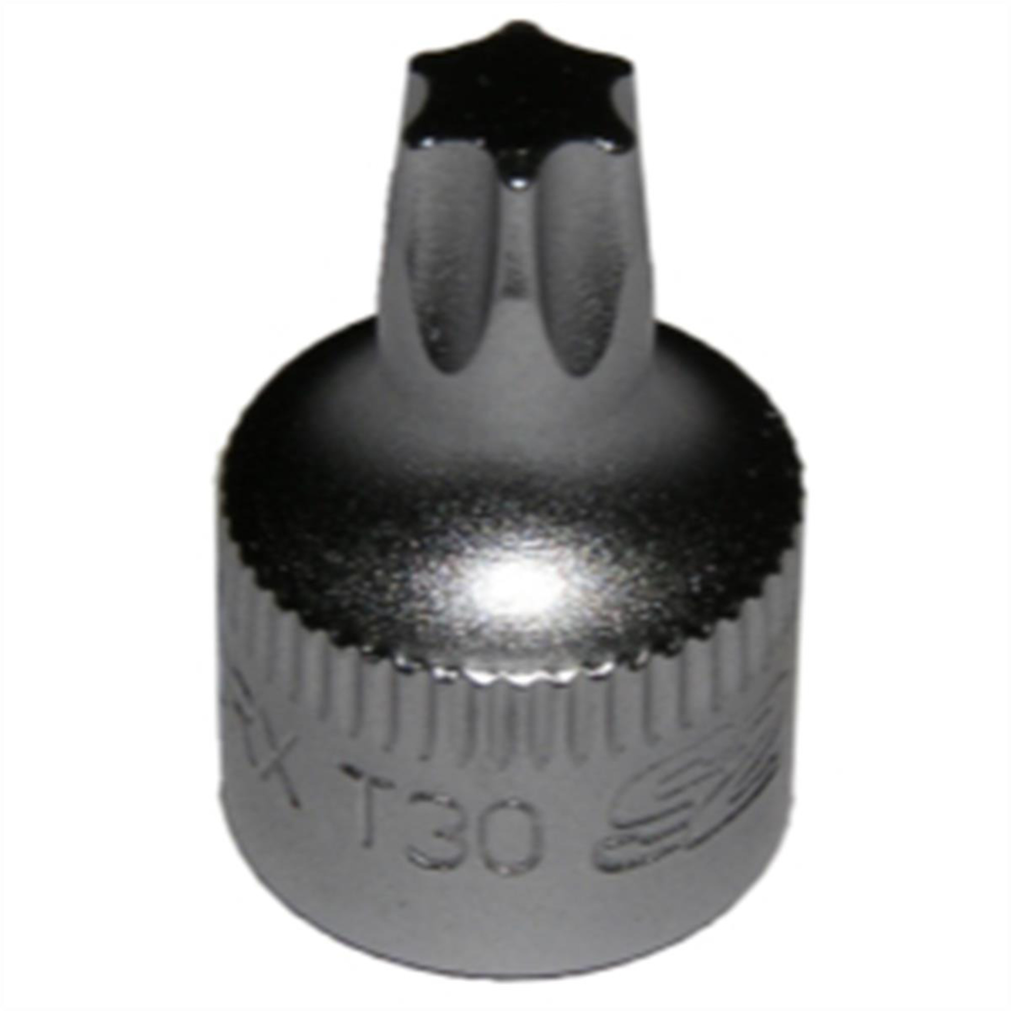 VIM Tools T30 Torx Driver — 1/4in. Square Drive, 3/4in. OAL, S2 Steel, Satin Chrome Finish, Model# VIMHCT30-04